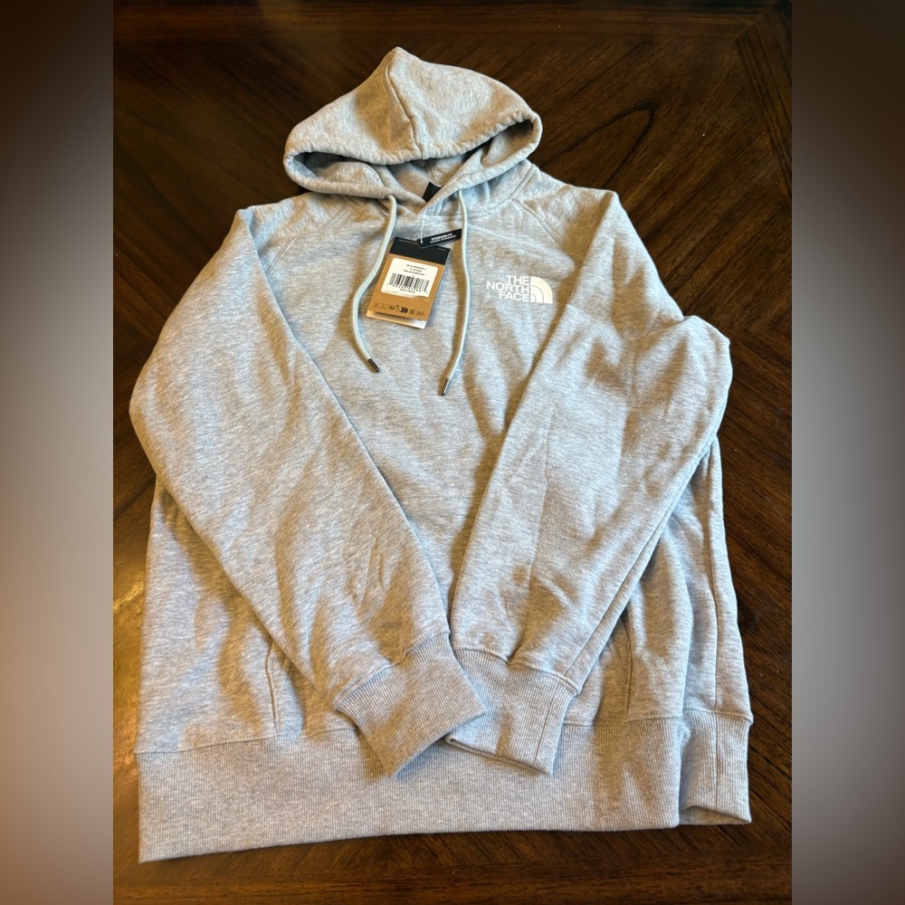The North Face 80/20 Throwback Womens Hoodie TNFlightgreyhtr Large New